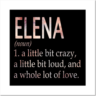 Elena Girl Name Definition Posters and Art